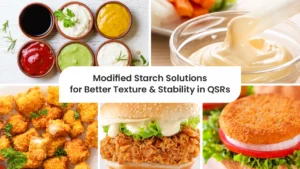 Tapioca starch solutions improving texture, stability, and shelf life in QSR sauces, coatings, and frozen foods.